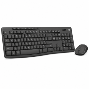 Logitech MK370 Business Wireless Keyboard and Mouse Combo, Full-Size Keyboard, Logi Bolt USB Receiver, Bluetooth, Graphite